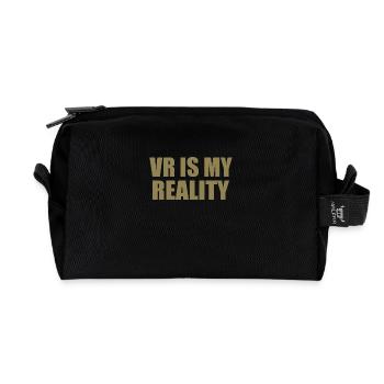 VR is my REALITY - Recycelte Kulturtasche - Schwarz - Vorne
