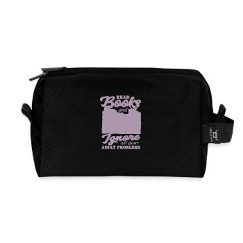 Lisez des livres et ignorez tous vos adultes Pr - Trousse de toilette en tissu recyclé - noir - Devant
