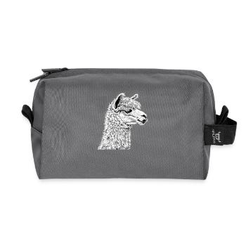 Alpaca Alpakas Alpaka - Recycelte Kulturtasche - Anthrazit - Vorne