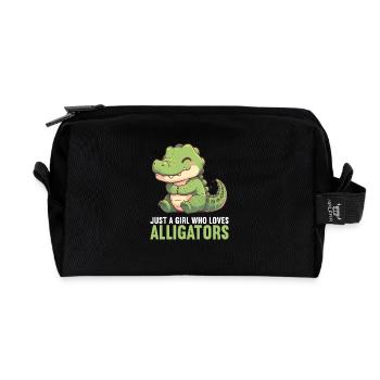 Alligatoren Alligator - Trousse de toilette en tissu recyclé - noir - Devant