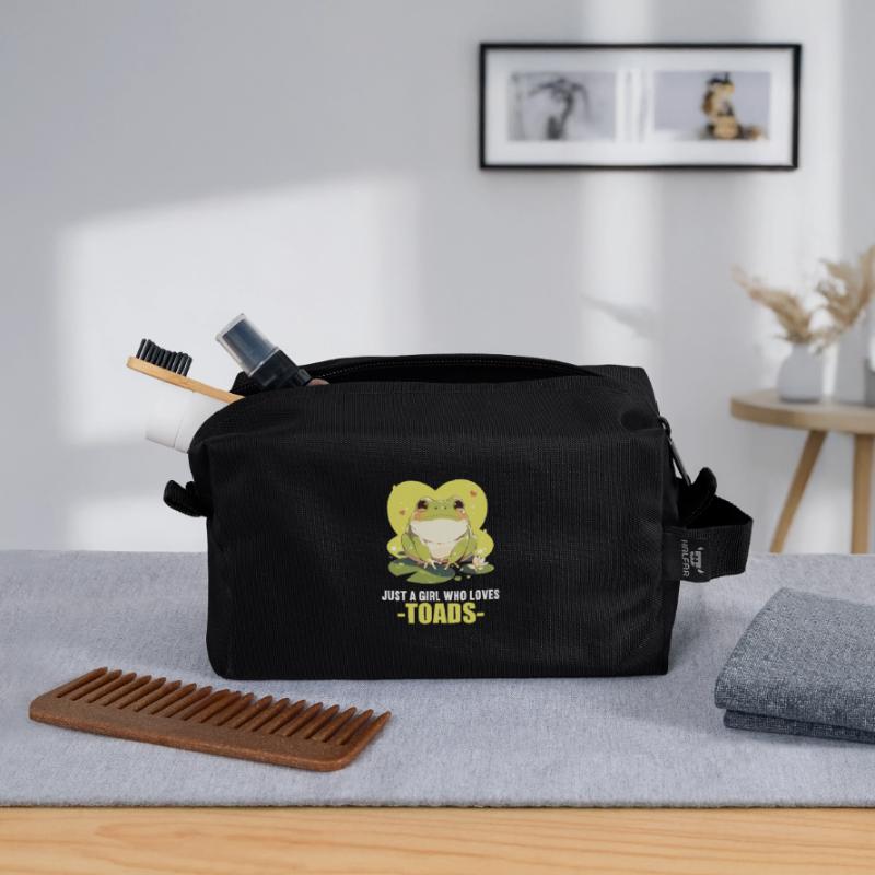 Toad Toads Toad Recycled Toiletry Zip Bag