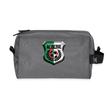Algerien Fußball - Recycelte Kulturtasche - Anthrazit - Vorne