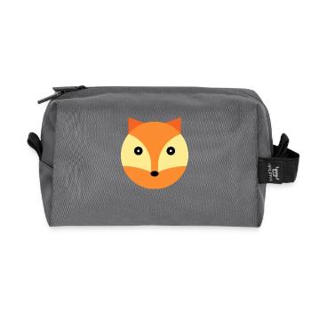 Fuchs - Recycled Toiletry Zip Bag - anthracite - Front