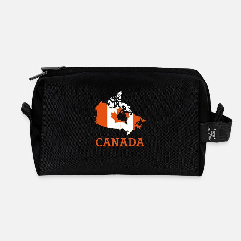 canada - Trousse de toilette en tissu recyclé - noir