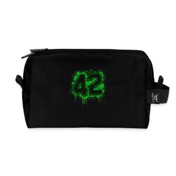 Saint-Étienne 42 bigdirt - Trousse de toilette en tissu recyclé - noir - Devant