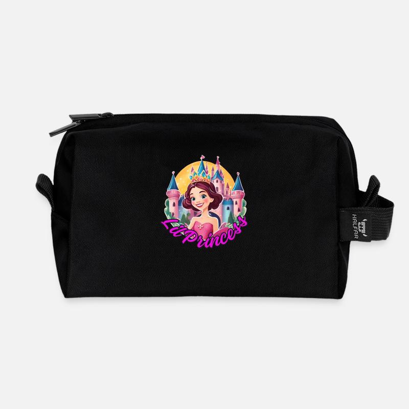 Lil Princess - Recycelte Kulturtasche - Schwarz