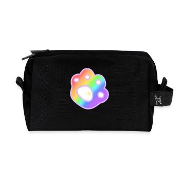 Pride Paw - Recycelte Kulturtasche - Schwarz - Vorne