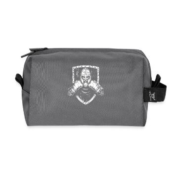 Viking Boxer Martial Arts MMA - Recycled Toiletry Zip Bag - anthracite - Front