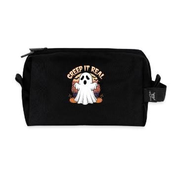 Creep It Real - Recycled Toiletry Zip Bag - black - Front