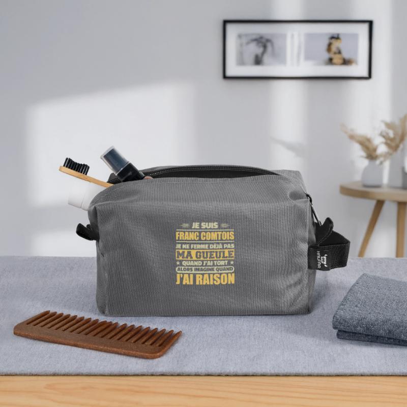 Franc comtois I don't shut my mouth frank comté Recycled Toiletry Zip Bag