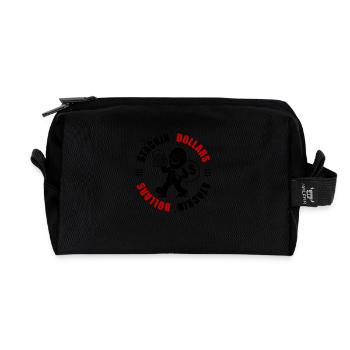 Gangster Saying Dollars - Recycled Toiletry Zip Bag - black - Front
