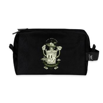 MR Rocket Stove (green) - Recycled Toiletry Zip Bag - black - Front