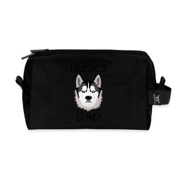 Husky Dad - Trousse de toilette en tissu recyclé - noir - Devant