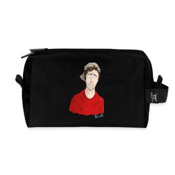 Geek - Tee shirt manches longues Premium Homme - Trousse de toilette en tissu recyclé - noir - Devant