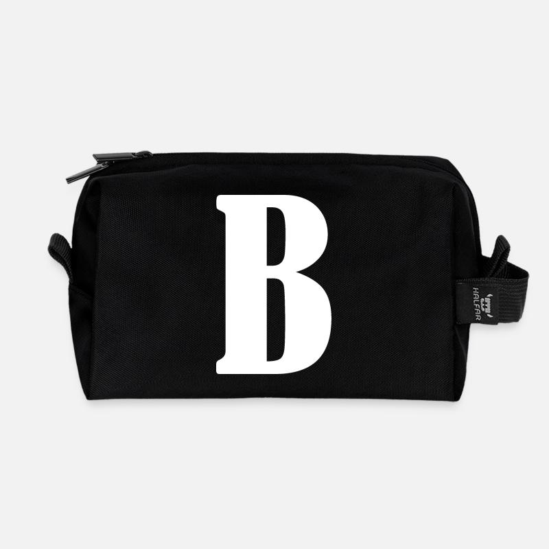 B - Recycelte Kulturtasche - Schwarz