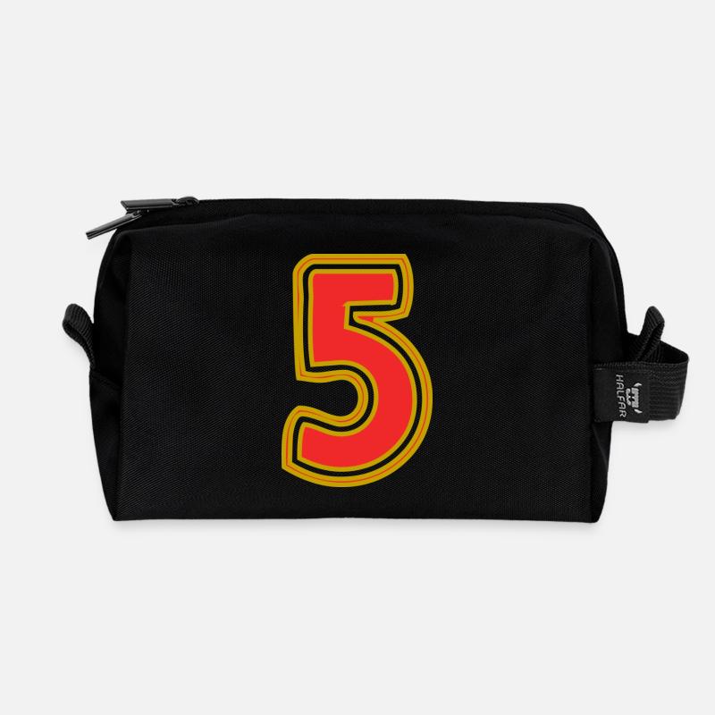 5 - Trousse de toilette en tissu recyclé - noir