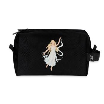 Fee - Recycelte Kulturtasche - Schwarz - Vorne