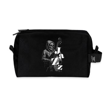 Sérénade Jazz Skeleton - Trousse de toilette en tissu recyclé - noir - Devant