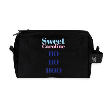 Sweet_caroline - Recycelte Kulturtasche - Schwarz - Vorne
