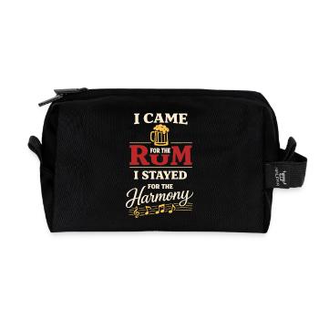 Communauté de musique folk Shanty Crew - Trousse de toilette en tissu recyclé - noir - Devant