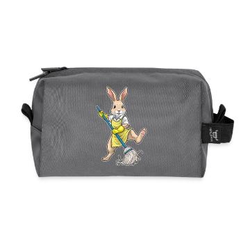 Hase Reinigungskraft Wischmop Reinigung - Recycelte Kulturtasche - Anthrazit - Vorne