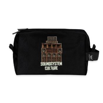 Soundsystem Culture - Recycelte Kulturtasche - Schwarz - Vorne