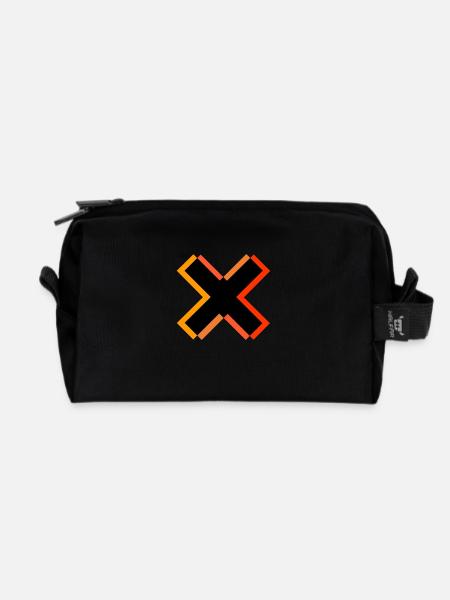 Feel the Color - Recycled Toiletry Zip Bag - black