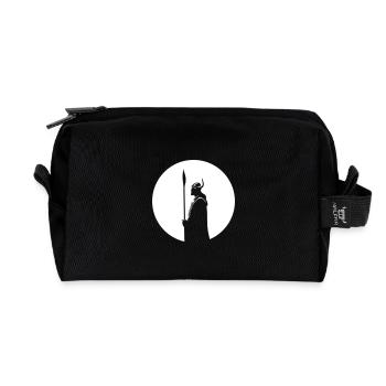 Goden - Wickingen Gods - Recycled Toiletry Zip Bag - black - Front