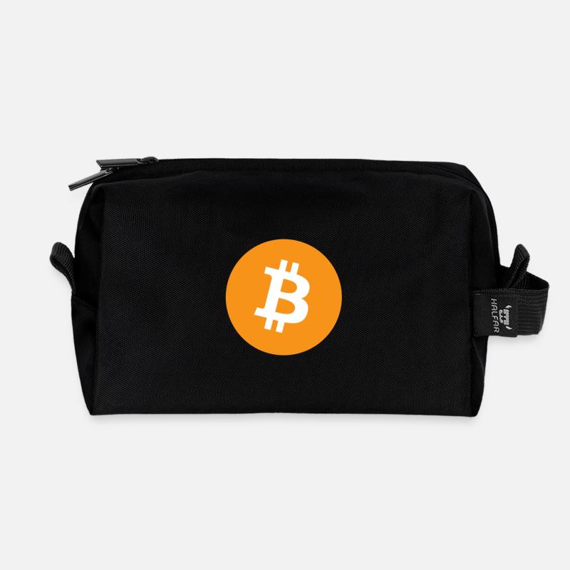 Bitcoin - Recycelte Kulturtasche - Schwarz