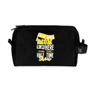 Spectacle de la mi-temps de la fanfare - Trousse de toilette en tissu recyclé - noir - Devant