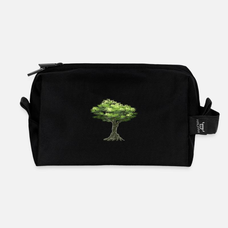 Olivenbaum Oliven Baum Griechenland Natur Ernte - Recycelte Kulturtasche - Schwarz