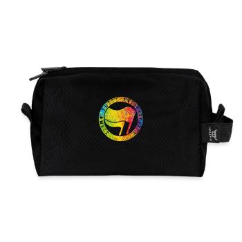 Siamo Tutti Antifascisti - Trousse de toilette en tissu recyclé - noir - Devant