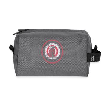 Disc Golf Sniper - Recycled Toiletry Zip Bag - anthracite - Front