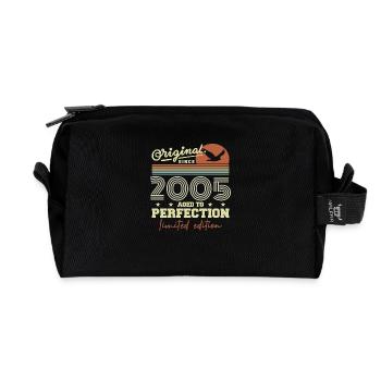 Original 2005 Geburtstagsgeschenk 2005 Retro 2005 - Recycelte Kulturtasche - Schwarz - Vorne