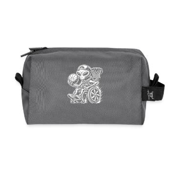 Rollstuhlbasketball - Recycelte Kulturtasche - Anthrazit - Vorne