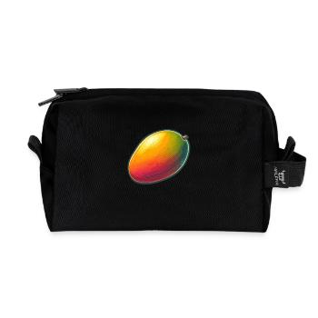 Mangue - Trousse de toilette en tissu recyclé - noir - Devant