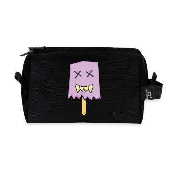 Ice Cream Monster - Recycelte Kulturtasche - Schwarz - Vorne