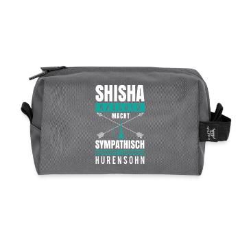 Shisha Sympathisch - Recycelte Kulturtasche - Anthrazit - Vorne