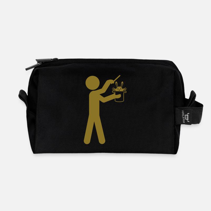 Magic - Recycelte Kulturtasche - Schwarz