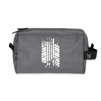 Pneus PS piste - Trousse de toilette en tissu recyclé - anthracite - Devant