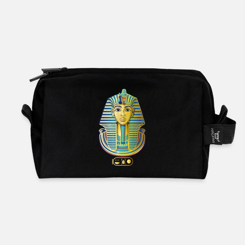 TUTANCHAMUN I Tutankhamen - Recycelte Kulturtasche - Schwarz