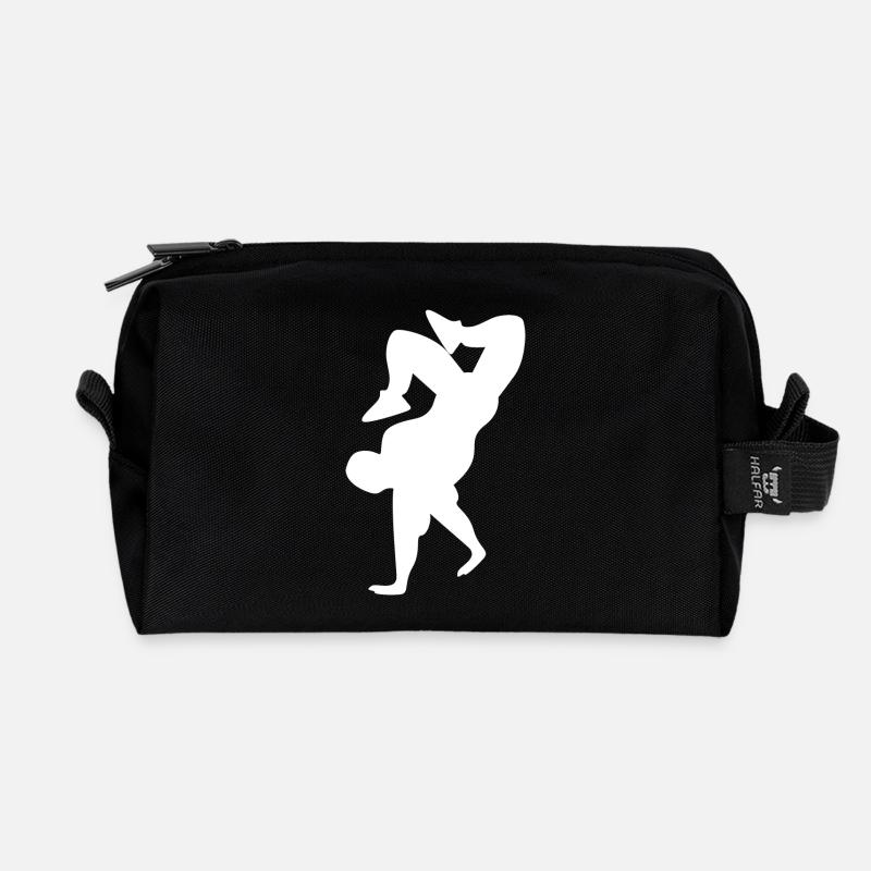 Breakdance - Recycelte Kulturtasche - Schwarz