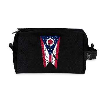 Ohio - Recycelte Kulturtasche - Schwarz - Vorne