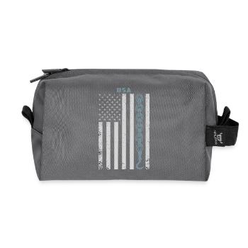 Breakdown service - Recycled Toiletry Zip Bag - anthracite - Front