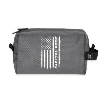 Flagge USA Capitol Reef Nationalpark Geschenk - Recycelte Kulturtasche - Anthrazit - Vorne
