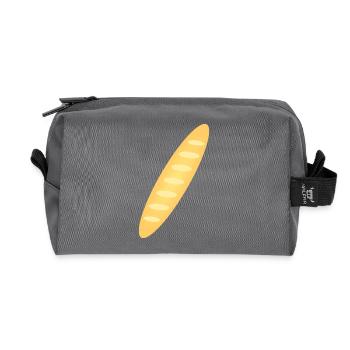 Baguette - Recycelte Kulturtasche - Anthrazit - Vorne