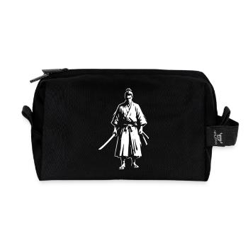 Maître Vector des Deux Épées Samouraï - Trousse de toilette en tissu recyclé - noir - Devant