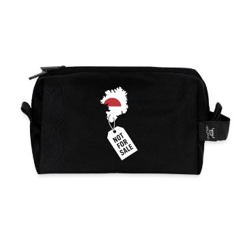 Greenland Not For Sell - Design statement - Trousse de toilette en tissu recyclé - noir - Devant