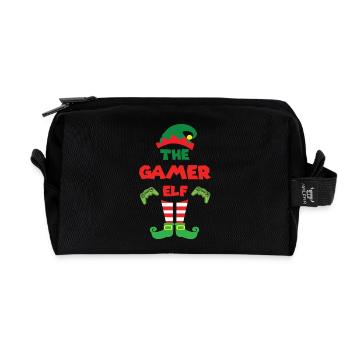 Gamer Elf - Recycelte Kulturtasche - Schwarz - Vorne