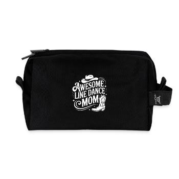 Maman de danse en ligne Merveilleuse maman de danse en ligne - Trousse de toilette en tissu recyclé - noir - Devant